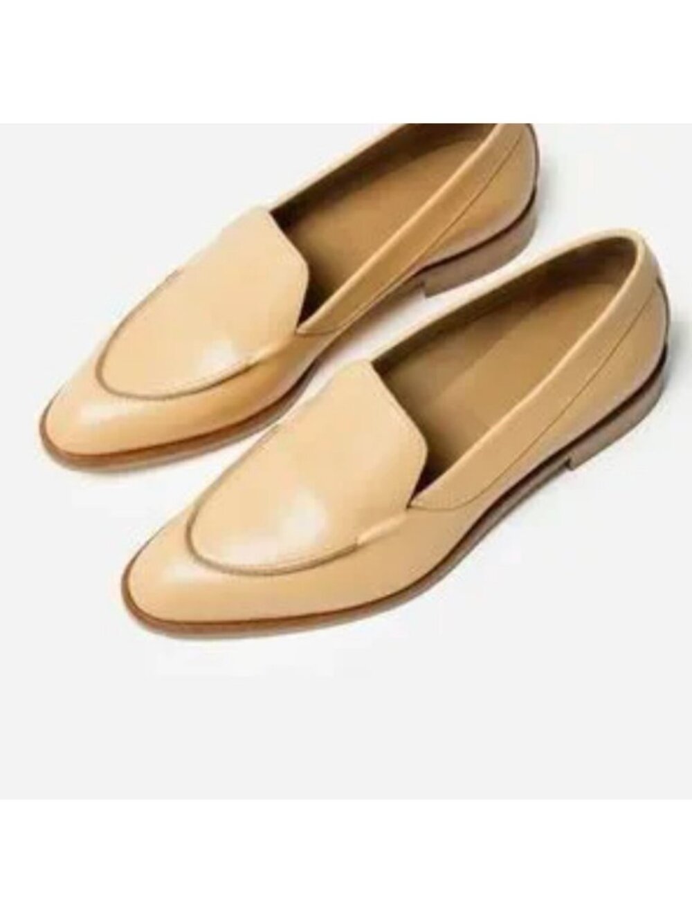 Everlane Women's Yellow The Modern Loafer Italian Leather SZ 10
